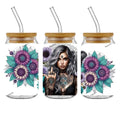 Tattooed Girls Uv Dtf Cup Wrap Transfers Wholesale 16OZ Uv Dtf Wrap Transparent UV DTF Vinyl Cup Wraps Sticker MegaBDM