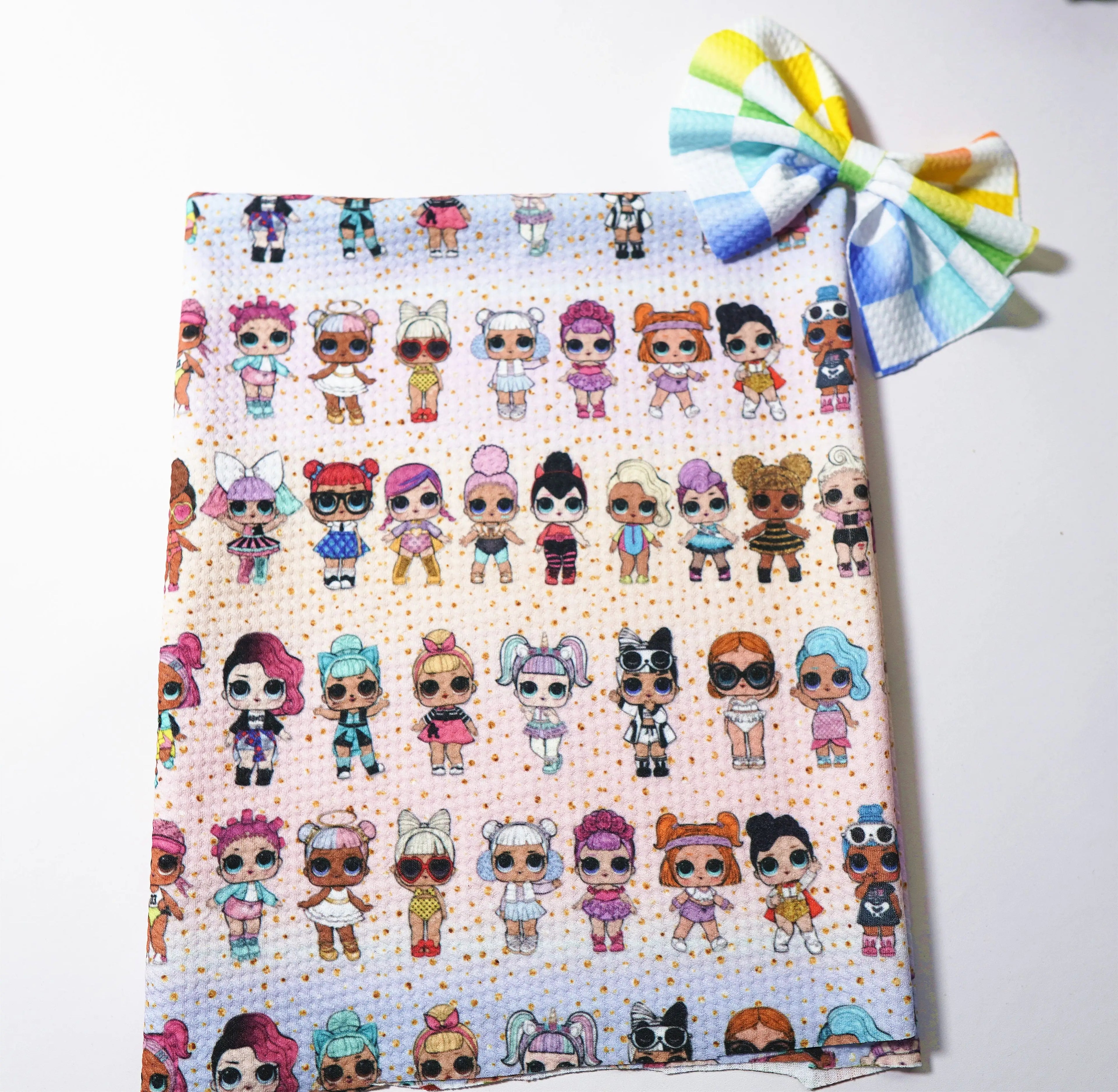 Custom Print Hot Sale 95%polyester 5%spandex Digital Printing Bullet Fabric for Headband