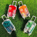 Lipstick case Carry Out Small clear Plastic Suitcases Small Suitcase Hot Selling 2023 Mini Suitcase Gift Box Vendor Custom logo