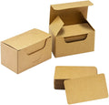 Wholesale Custom Original Wood Color Blank Kraft Paper Round Corner Gift DIY Index Card Custom Greeting Card Printing