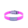 2024 Hot SOS ID Safety Wristbands Child Kids Anti Lost Wristband Wrist Band Personalize Engraved Silicone and Stainless Steel