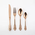 Household Kitchen Selling Exquisite Luxury Quality Materials Unique Design Handle Tableware Set