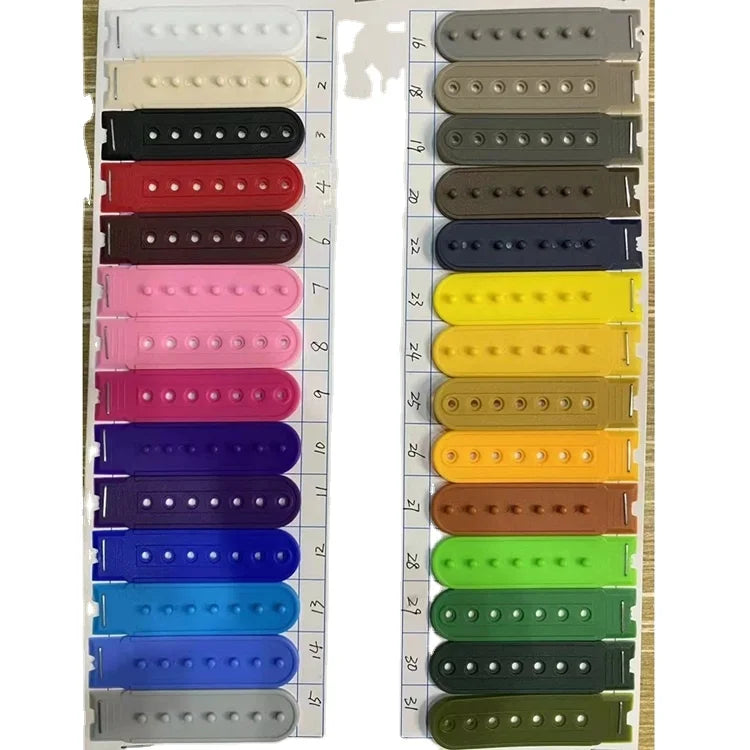 Ready to Ship High Quality POM Nickel-Free Plastic Snapback Hat Clip Buckle Strap 7 Holes Replacement Fasteners