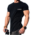Hot Sales 160-240 Gsm 100% Polyester Twill Sporty Print Quick Dry Custom Unisex Gym Wear T-Shirt
