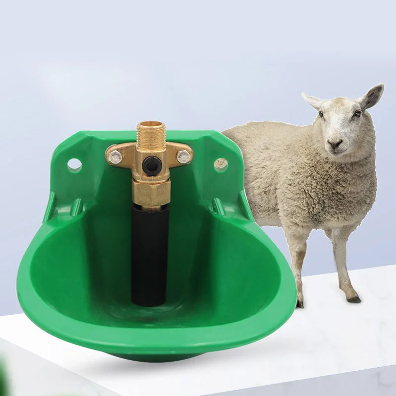 Hot Selling Sheep Farming Automatic Plastic Sheep Goat Drinking Bowl Resistance Plastic Valve Sheep Feeder
