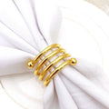 Metal Spiral Round Napkin Rings Holder Buckles for Dinner