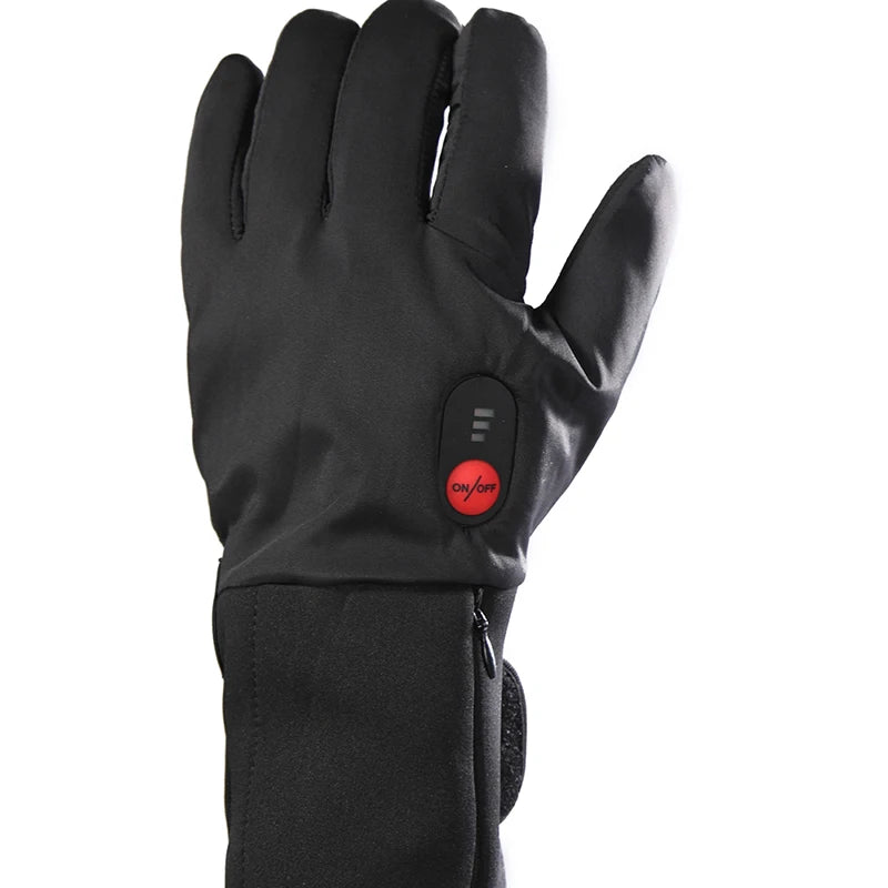 For SHGS11 Heating Glove USB Adjustable Cold Power Heat Winter Hand Warmer Waterproof Heated Gloves for Downhill Skiing