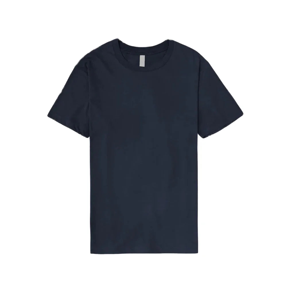 TOP Sale Custom Screen Print logo Heavy 100% Cotton Men's t Shirt Solid Color Fashion Korean Style Blank t Shirt MegaBDM