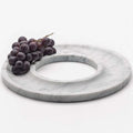 Unique Ring Shape Natural Stone Marble Food or Jewelry Storage Display Tray