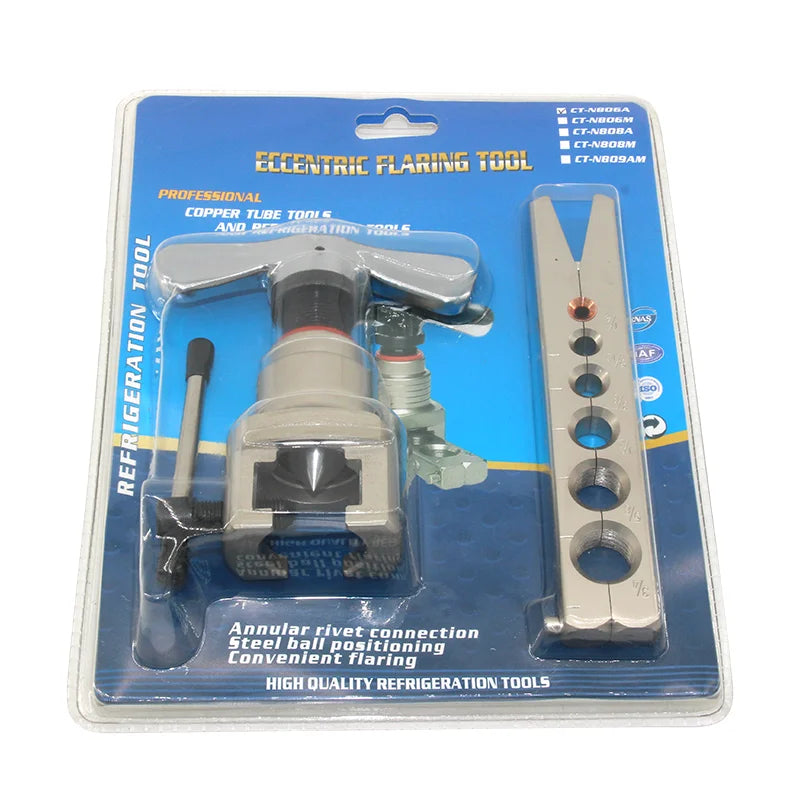 CT-N806 6-19mm HVAC Refrigeration Copper Tube Tool  45 Degree Eccentric Cone Flaring Tool