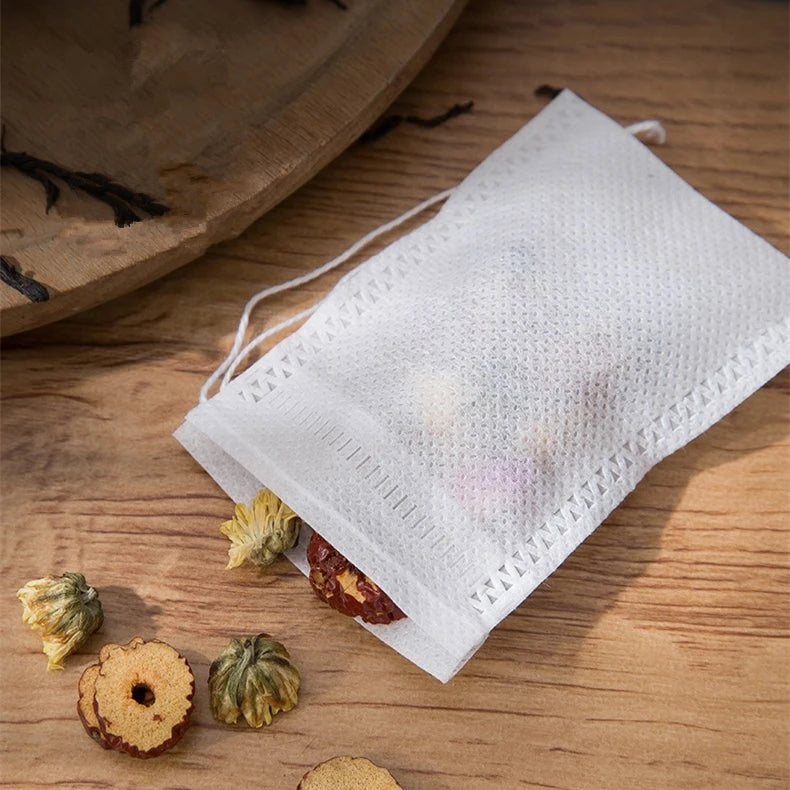 Disposable Tea Filter Bags Non Woven Empty Tea Bags