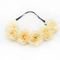 2022 Popular Artificial Flower Wreath /Headband Bride Wreath Headwear  for Wedding/Beach /Party/Holiday