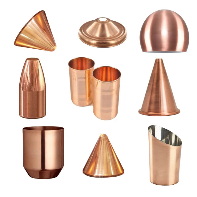 Spinning Copper Metal Cone Copper Spinning Metal Part OEM ODM Copper Spinning Part