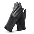 Cheap Cycling Warm Touch Screen Winter Women Bike Genuine Sheepskin Leather Gloves