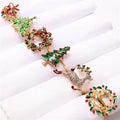 Christmas Napkin Rings Christmas Tree Snowflake Wreath Moose Napkin Holder Table Decor for Wedding Christmas Thanksgiving