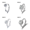 Starsgem Jewelry Ring  VVS Mossanite 925 Sterling Silver Moissanite Ring