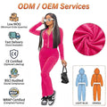 Velvet Ladies Wears 2 Piece Pants Zipper Ruched Women Cropped Hooded Velour Tracksuits Women Sets
