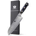 WILDMOK Professional 7 Inch Japanese 67 Layers Damascus Steel Kitchen Knife Santoku Chef Knife with Resin Handle