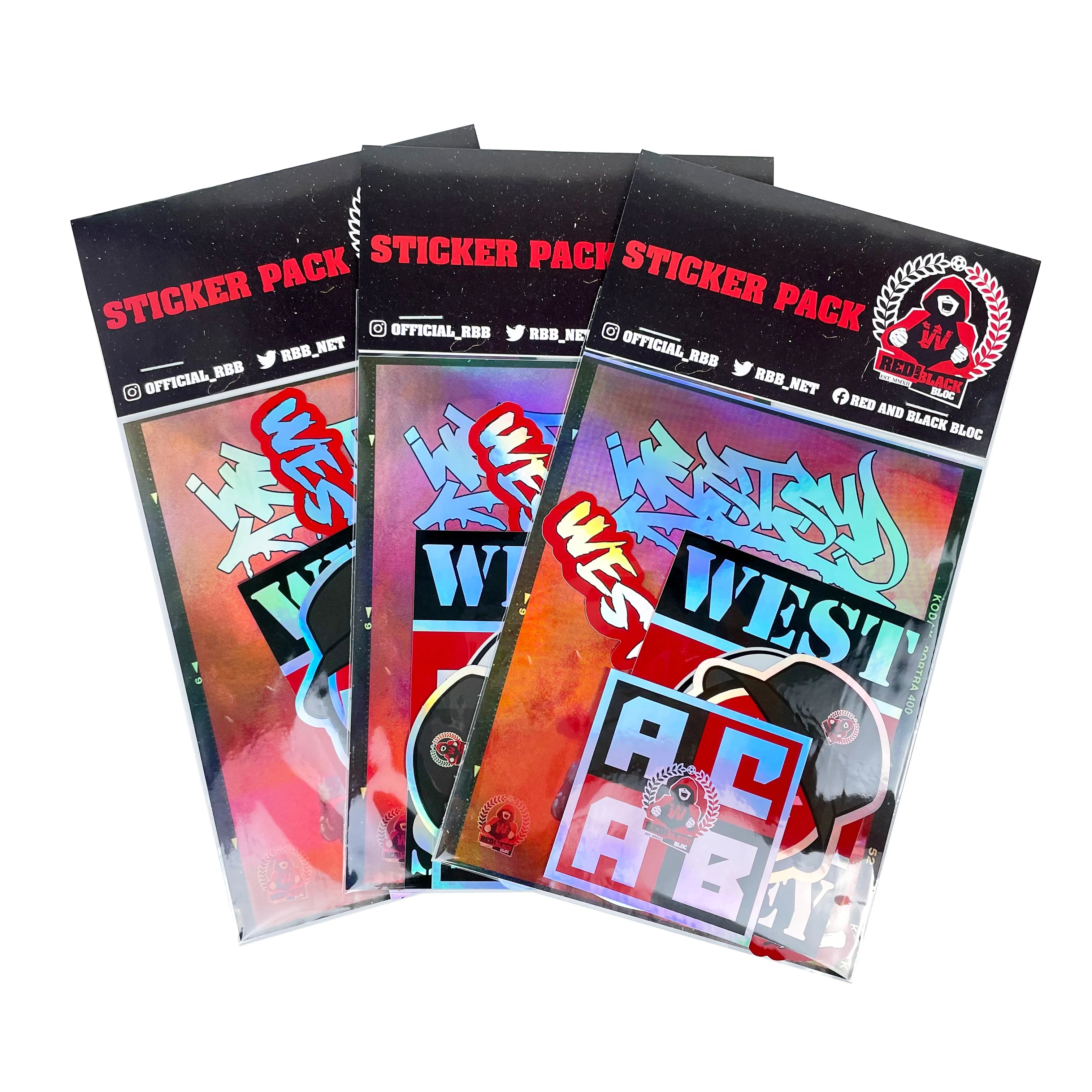 Waterproof Adhesive Cartoon Logo Custom Printed Die Cut  Stickers Pack