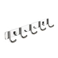 Towel Hook Modern Coat Rack Wall Mount with 3-8 Hooks Stainless steel Row Hook for Hanging Hats Towel Coat Hook