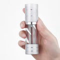 Hot Sale 120ml Matte UV Silver Bright Silver Airless Bottle AS Cosmetics Travel Cream Pump and Spray Vacuum Bottle
