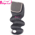 Drop Shipping 4x4 Transparent Thin HD Lace Closures Long Top HD Closure Piece Free Part Body Wave Brazilian Virgin Hair Supplier