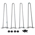 WEKIS Modern DIY Metal Hairpin Legs for Desk Dining Table Bench & Cabinet Iron Sofa Table Legs for Home Hospital Kitchen Use