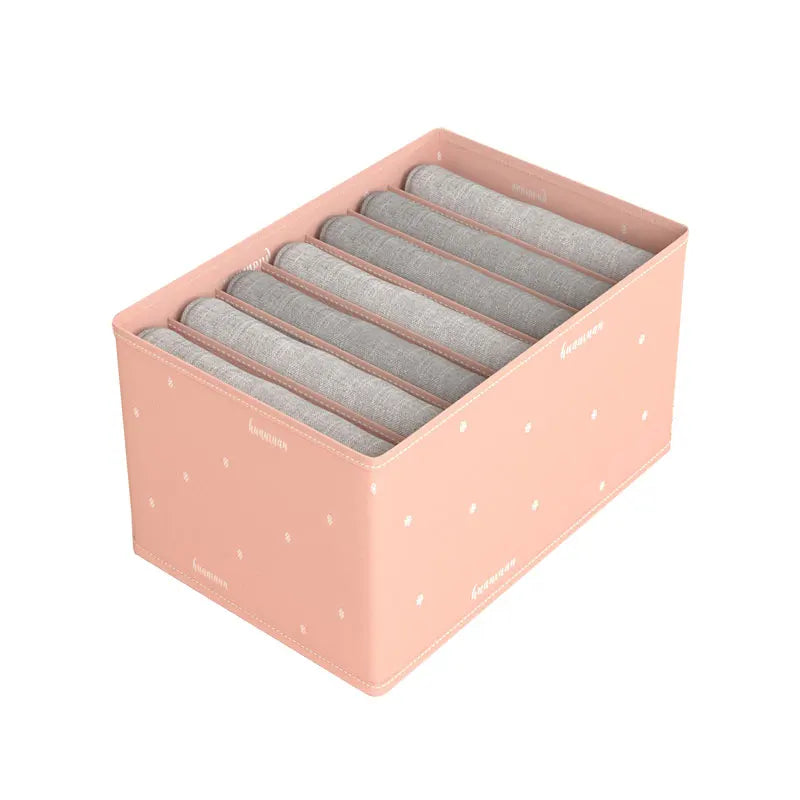 RTS Washable Drawers Dividers Organizers for Pants Jeans Organizer for Closet Folding Storage Box