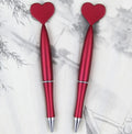 Twist love Ballpoint Pen Plastic Advertising Pen Five Star butterfly Pen Wedding Festival