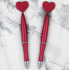 Twist love Ballpoint Pen Plastic Advertising Pen Five Star butterfly Pen Wedding Festival