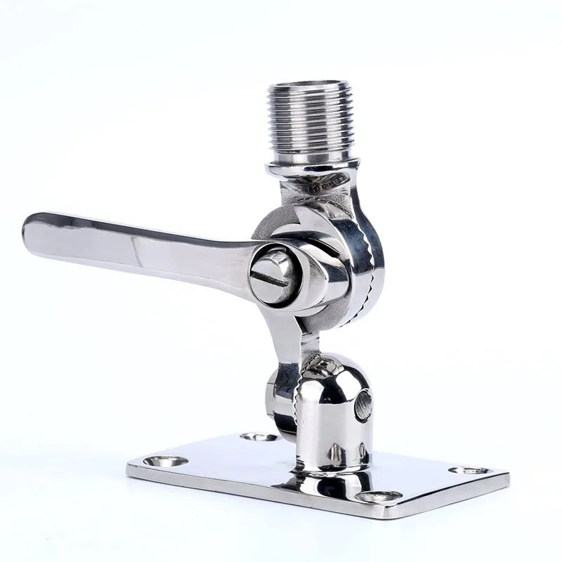 304 316 316L Stainless Steel Four Way Antenna Ratchet Mounts