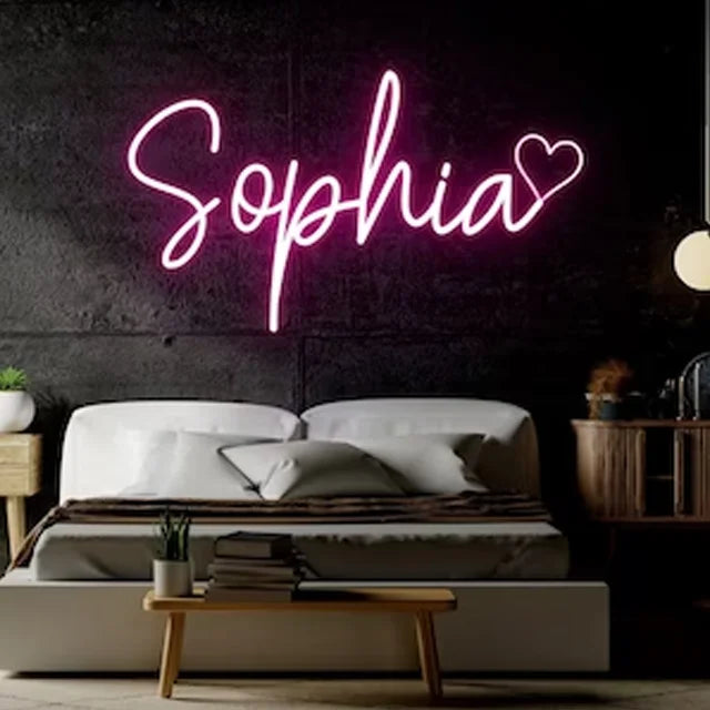 Rebow Drop Shipping No Moq Happy Birthday Custom Acrylic Neon Signs Led Neon Lights for Wedding Party Decor