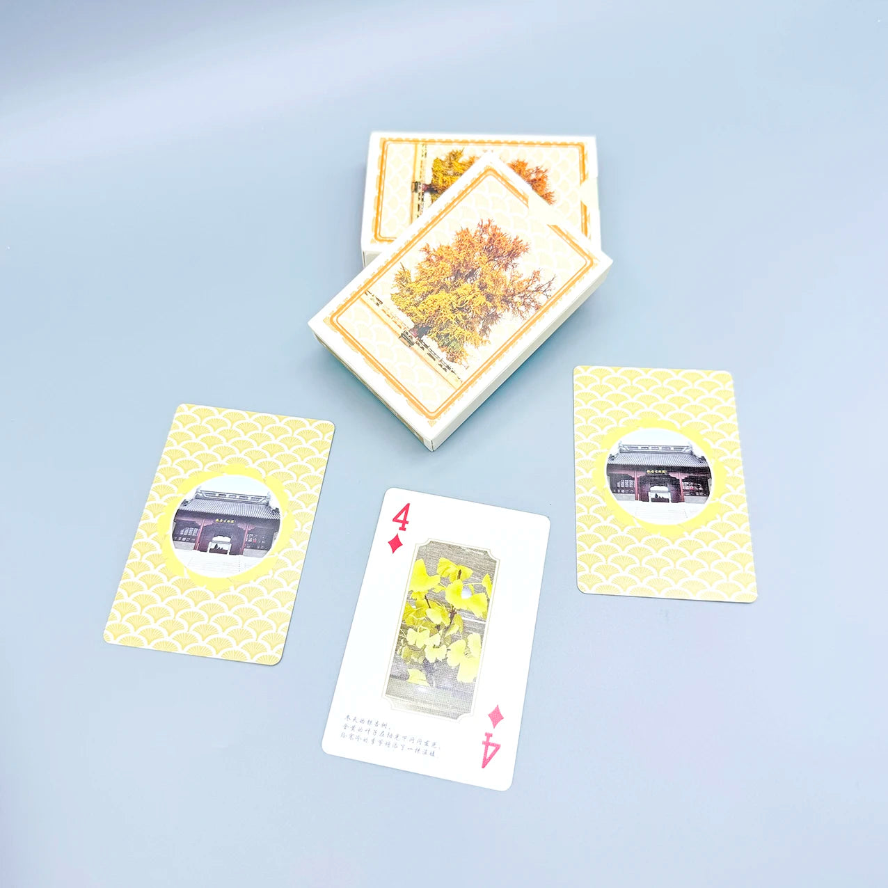 Custom Logo Printing Durable White Core Luxury Poker Card Tourist Souvenir Custom Playing Cards Paper