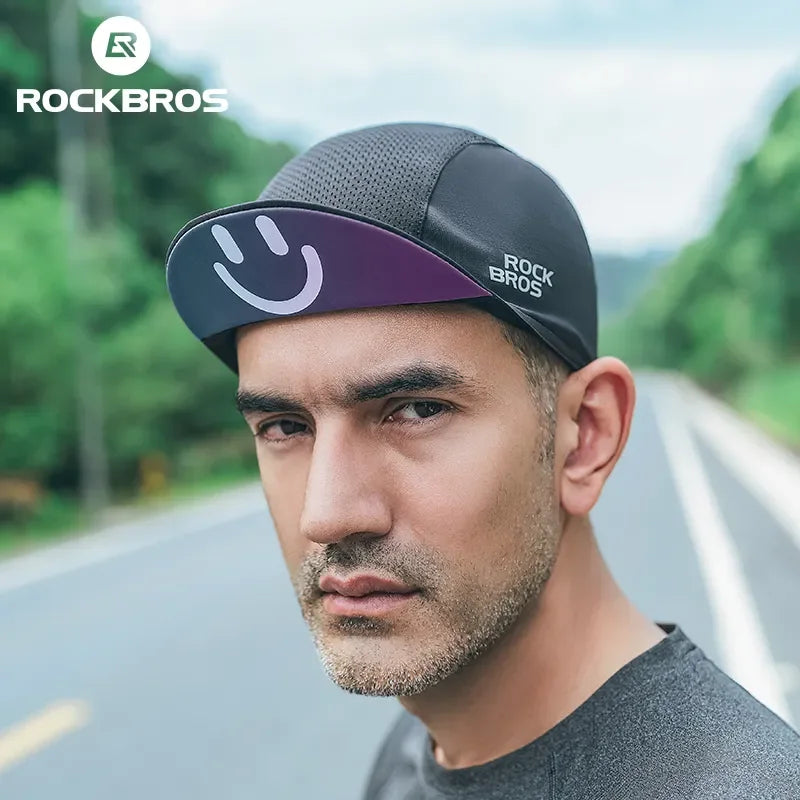 ROCKRBOS Small Hat with Sun protection in Summer Wicking Moisture and Sweat Cycling Cap Cycling Sun Hat Uv protection
