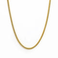Fenny Wholesale 18K PVD Plated Waterproof&No Fade Geometric Snake Long Sweater Chain Stainless Steel Necklace for Women