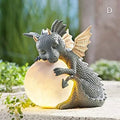 HZ Aquarium Accessories Little Dinosaur Resin Ornaments Resin Crafts For Garden / Decorations Statues