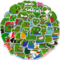 50PCS Cute Freddo Decals for Skateboard Car Laptop Bottle Decorative Cartoon Pepe Sad Frog Sticker