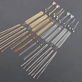 M1066   10pcs/lot Fashion Gold Silver Color Tassel Pendant Diy Earrings Jewelry Making Accessories