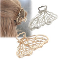 New Designer Simple Colored Frosted Pins Metal Hair Claw Clip Fashion Large for butterfly Hair Clips butterfly Hair Clips