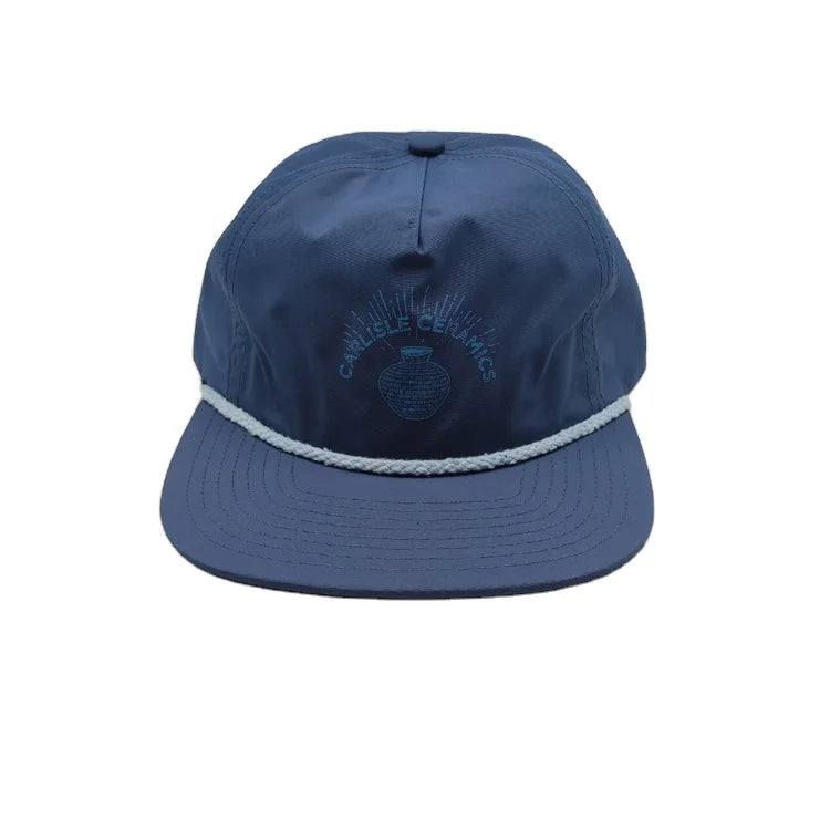 Custom Sports Cap Nylon Unstructured 5 Panel Hat
