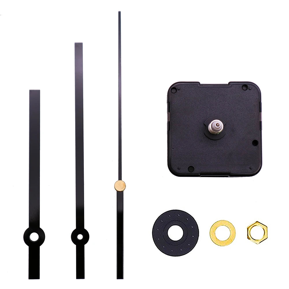Sun 12888 Youngtown 20mm Shaft Length Non-ticking Sweep Clock Movement With 120mm Black Pointers