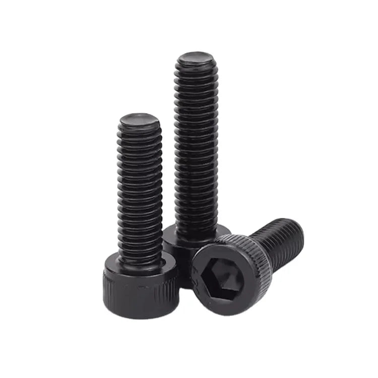 DIN912 M1.4 M1.6 M2 M2.5 M3 M4 M5 Hexagon Hex Socket Head Cap Allen Bolt Screw 304 A2-70 Stainless Steel Black