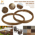 Fast Delivery Plastic Rattan Strips Material Accessories for Furniture Making Synthetic Wicker Material