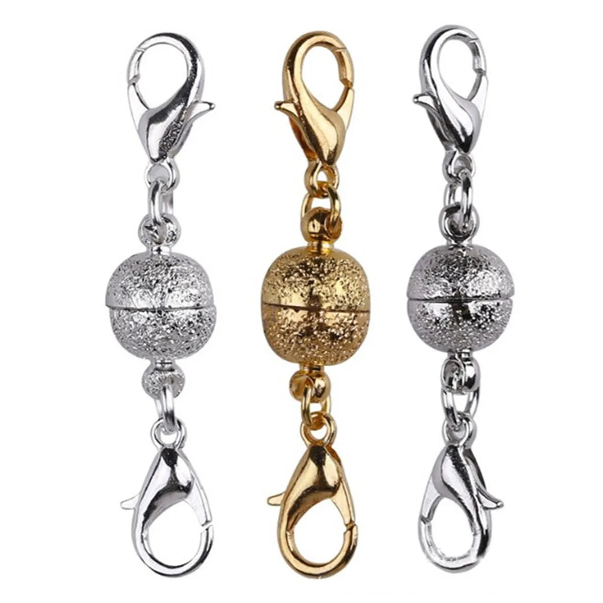 Extender Double Lobster Clasps Hooks for  DIY Fastener Making Bracelet Necklace Jewelry
