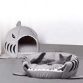 Customizable Solid Pattern Shark Mongolian Yurt Pet Sofa Comfortable Multi-Function Two-Way Use Dog & Cat Bed