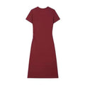 High Quality Usa Style Brand Women's Knit Long Dress Side-split Dress for Women Clothing Dress