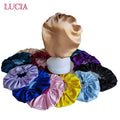 String Drawstring Double Layer Luxury Satin Ladies Sleep Sublimation Custom Hair Girl Adjustable Silk Bonnet