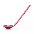 Wholesale Melamine Long Red Spoon Gold Plated Mirror Polish Eco-Friendly Disposable Giveaway Spoon