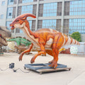 Lifelike Natural Alive Realistic Mechanical Simulation Dinosaur Model Animatronic Dino Parasaurolophus Statues for Zoo
