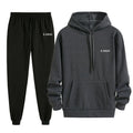 L230681 Custom Manufacturer Apparel Casual Oversized Gym Cotton Fleece Sports Custom 2 Piece Jogging Men Tracksuit Hoodie Set